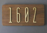 Solid Brass Lettering