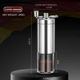 Portable Wood Grain Coffee Grinder