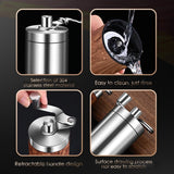 Portable Wood Grain Coffee Grinder