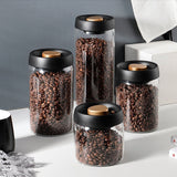 Vacuum Sealed Glass Coffee Storage